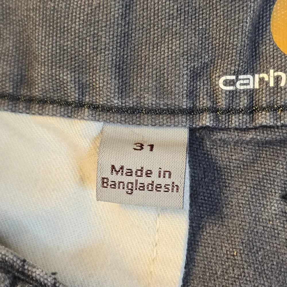 Carhartt Cargo Shorts Mens 31 Grey Relaxed Fit Rugged Workwear Gorpcore Outdoor